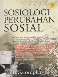 Image of Sosiologi Perubahan Sosial