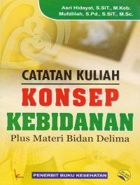 Image of Catatan Kuliah Konsep Kebidanan Plus Materi Bidan Dilema