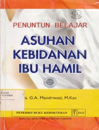 Image of Penuntun Belajar asuhan kebidanan ibu hamil