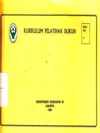 Image of Kurikulum pelatihan dukun