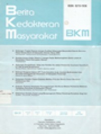 Image of Berita Kedokteran Masyarakat Vol 25 No 01 Maret 2009