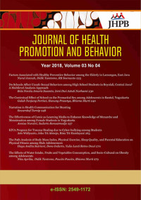 Image of Journal of Health Promotion and Behavior vol 3 no.4 (2018)