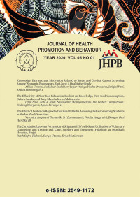 Image of Journal of Health Promotion and Behavior vol 5 no.1  (2020)