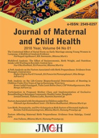 Image of Journal of Maternal and Child Health vol.4 no. 1 (2019)