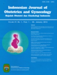 Image of Majalah Obstetri dan Ginekologi Indonesia Volume 37 No. 1 Halaman 1 - 60 Januari 2013