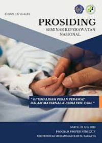Image of Prosiding Seminar Nasional: Optimalisasi Peran Perawat Dalam Maternal dan Pediatric Care