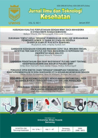 Image of Jurnal Ilmu dan Teknologi Kesehatan Vol. 12 No. 1 2021