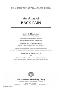 Image of Ebook An Atlas of Back Pain