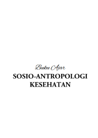 Image of Ebook Buku Ajar Sosio - Antropologi Kesehatan