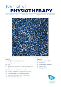 Image of Journal of Physiotherapy Vol 71 No 1 2025