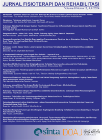 Image of Jurnal Fisioterapi dan Rehabilitasi Vol 08 No 2 2024