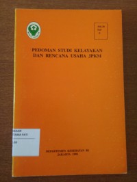 Image of Pedoman Studi Kelayakan dan Rencana Usaha JPKM