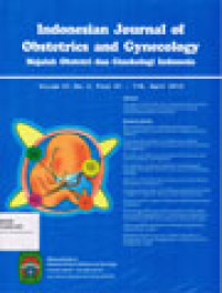 Image of Majalah Obstetri dan Ginekologi Indonesia Volume 37 No. 2 Halaman 61 - 116 April 2013